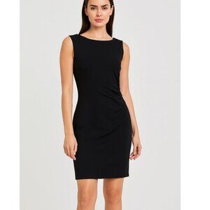 St. John Couture Ruched Shift Dress Size 2 EUC